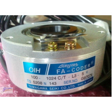 Tamagawa OIH FA-CODER TS5208N143 High-Resolution Rotary Encoder