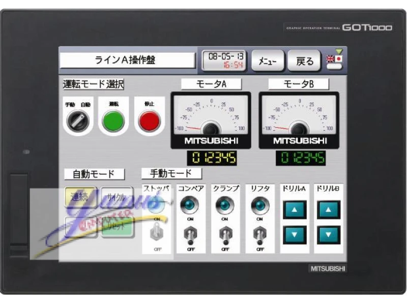 Mitsubishi GT1595-XTBA GOT Graphical Touch Terminal