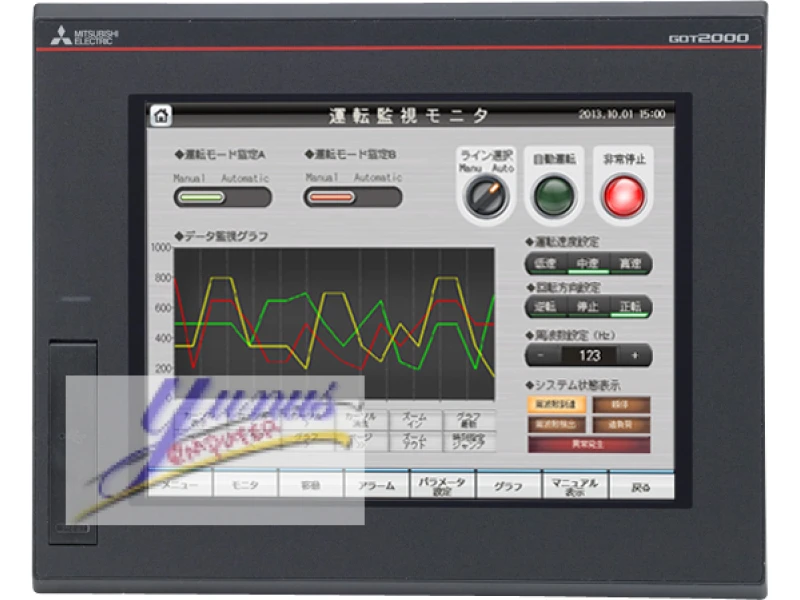 Mitsubishi GT2708-VTBD-GF GOT2000 Series 8.4" HMI Touch Panel