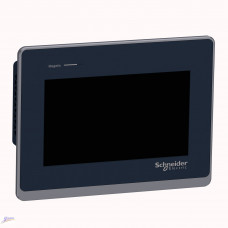Schneider HMIST6400 7" Touch Panel Display with 2 COM Ports, 2 Ethernet Ports, USB Host & Device, 24VDC