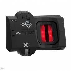 Schneider XB5S7B2M12 Monostable Biometric Switch with M12 Connector - RGPD Compliant