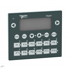 Schneider XBTR400 Small panel with keypad - matrix screen - green - 122 x 32 pixels - 5V DC