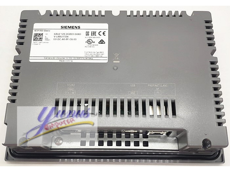 Siemens 6AV2123-2GB03-0AX0 KTP700 Basic HMI Panel - 7-Inch
