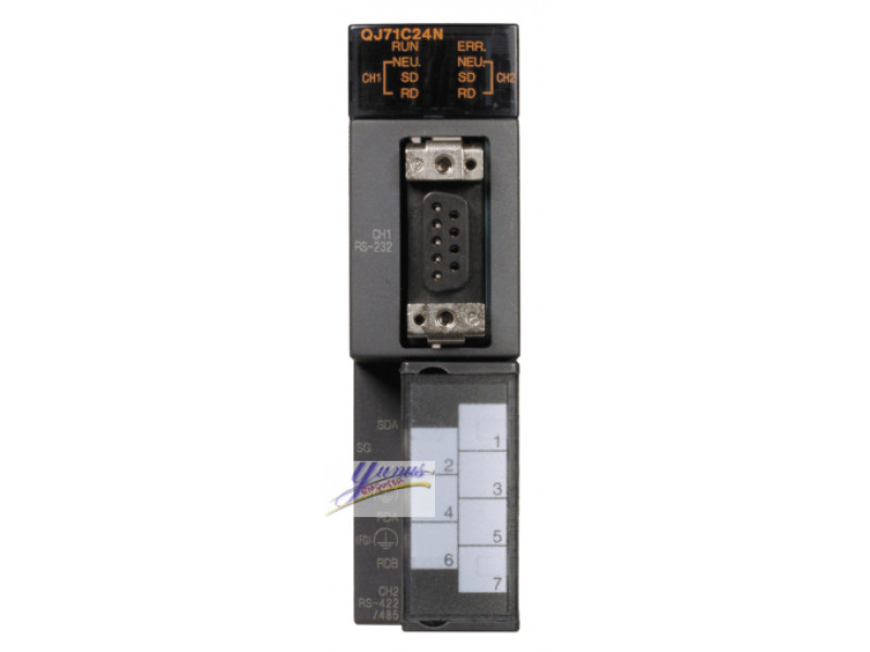 Mitsubishi QJ71C24N PLC Q Series Serial Communication Module | RS