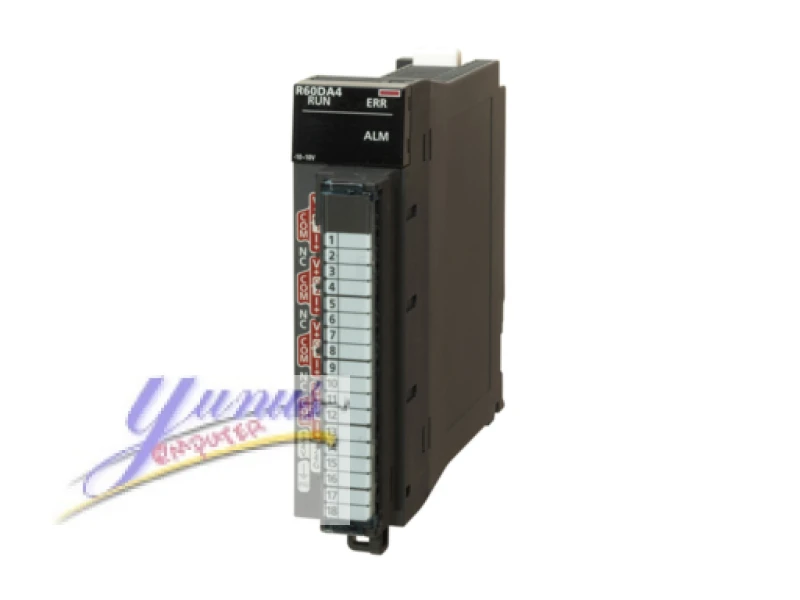 Mitsubishi R60DAV8(C) PLC iQ-R Series Analog Output Module