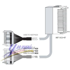 Schneider ABE7E16SPN20 Connection Sub-Base ABE7 - 16 Outputs for Twido Extension