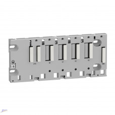 Schneider BMXXBP0400 Rack M340 - 4 slots - panel, plate or DIN rail mounting