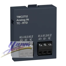 Schneider TMC2TI2 Cartridge M221 - Dual Temperature Input Module for I/O Extension