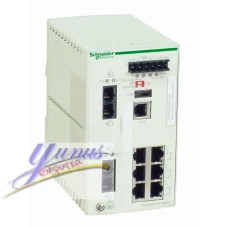 Schneider TCSESM083F2CU0 ConneXium Ethernet TCP/IP Managed Switch - 6TX/2FX Multimode