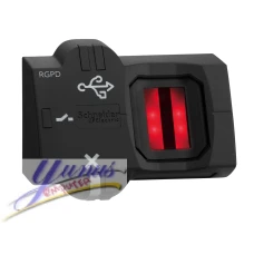 Schneider XB5S9B2M12 Monostable USB Biometric Switch with M12 Connector - RGPD Compliant