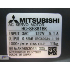 Mitsubishi HC-SFS81BK Servo Motor