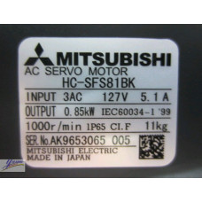 Mitsubishi HC-SFS81BK High-Performance Servo Motor