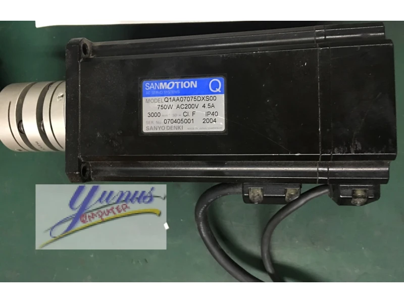 Sanyo Denki Q1AA07075DXS00 High-Performance Servo Motor